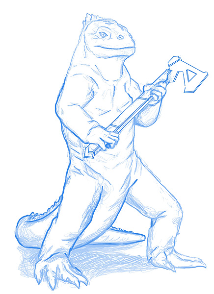 How I imagine a Saurian